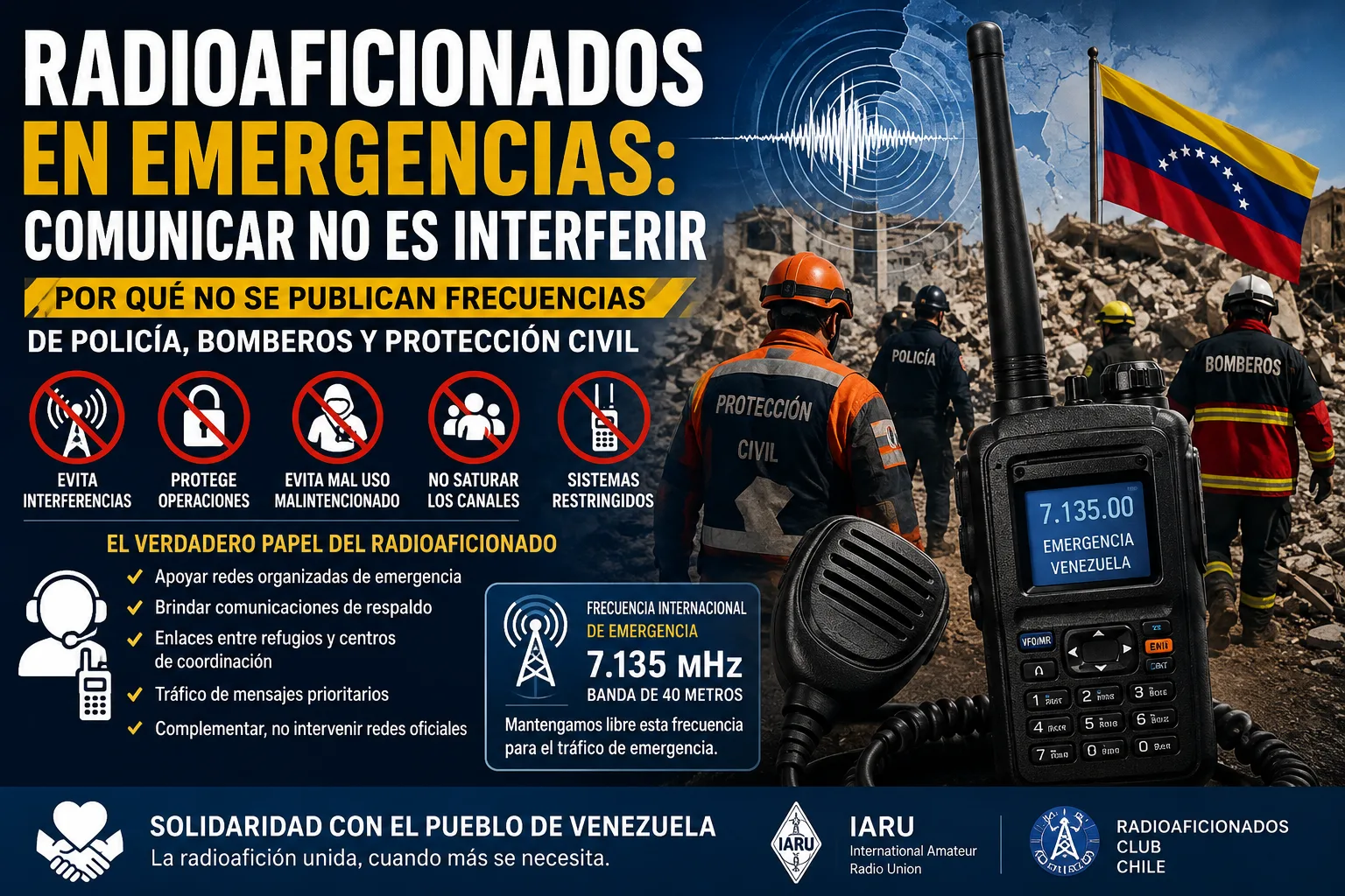 por qué NO se deben publicar las frecuencias de Policía, Bomberos y Protección Civil